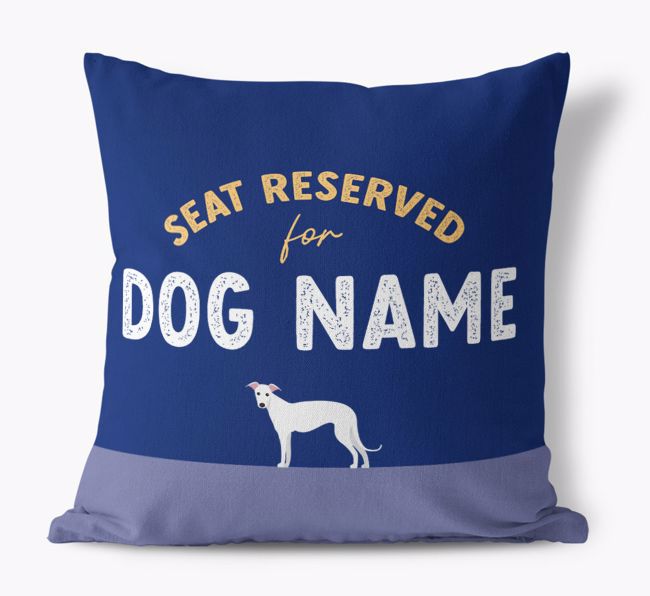 Reserved For: Personalized {breedFullName} Canvas Pillow